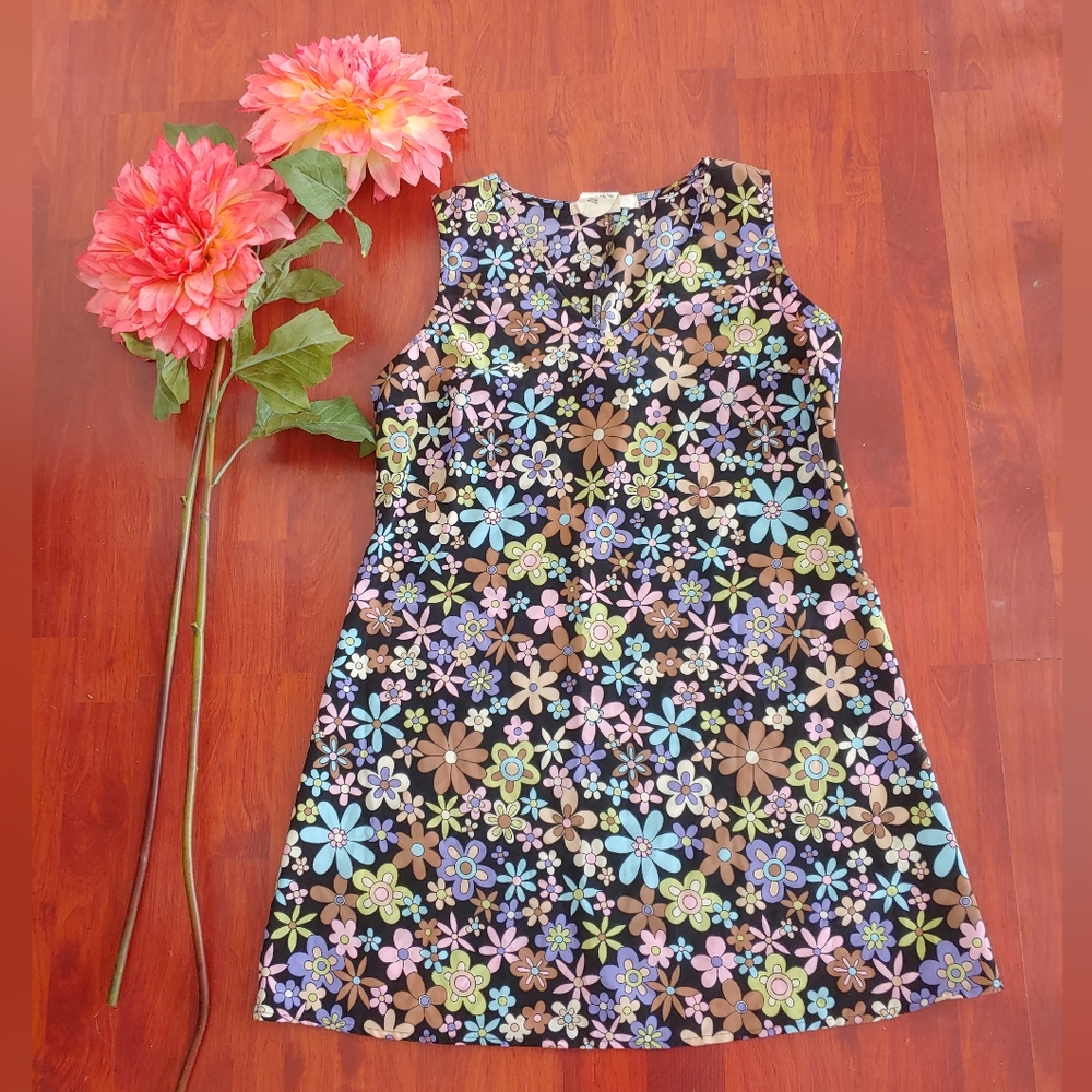 RARE Vintage 90s Hana Floral Maxi Dress